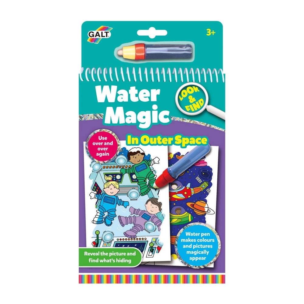 Water Magic – Rymden – Återanvändbar målarbok med vattenpenna