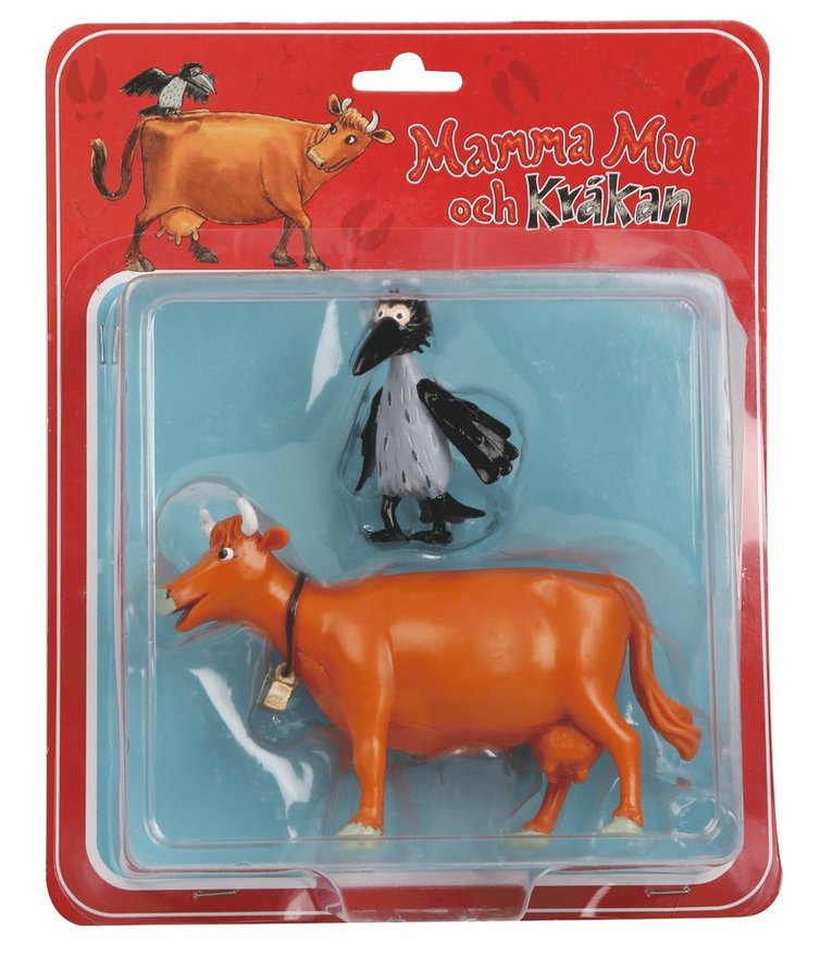 Plastfigurer Mamma mu och Kråkan