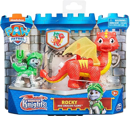 Paw Patrol, Räddningsriddarna Rocky och Draken Jade Actionfigurset