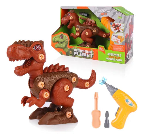 T-rex Pusseldinosaurie – Byggsats & Leksak från Dinosaur Planet Island