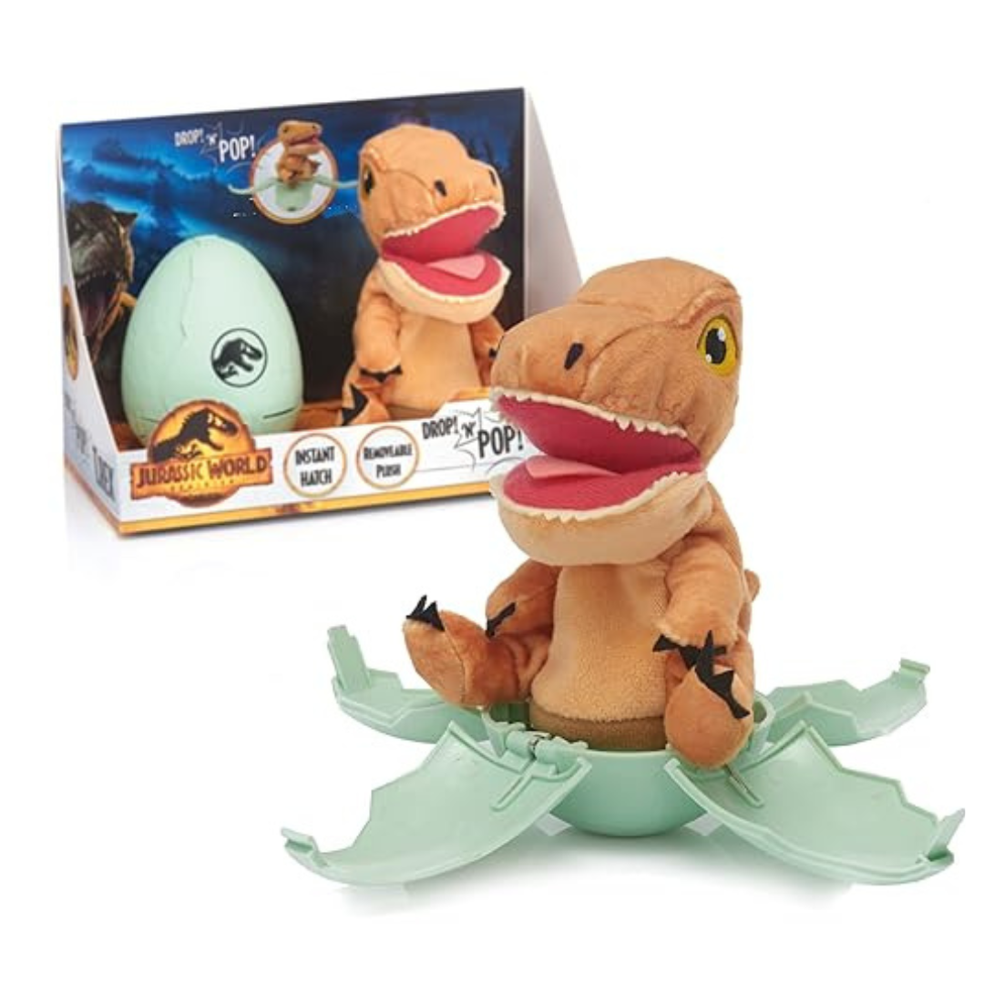 Jurassic World – Drop 'n Pop Dino – Gul T-Rex