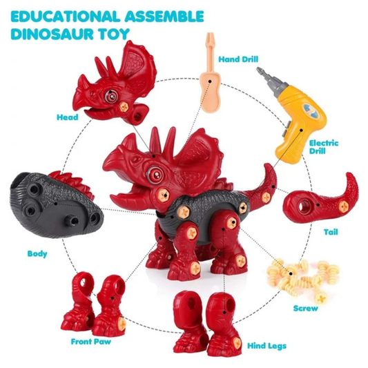 Dinosaur Planet Island –Triceratops Pusseldinosaurie Byggsats