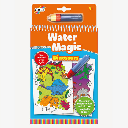 Water Magic – Dinosaurier – Återanvändbar målarbok med vattenpenna