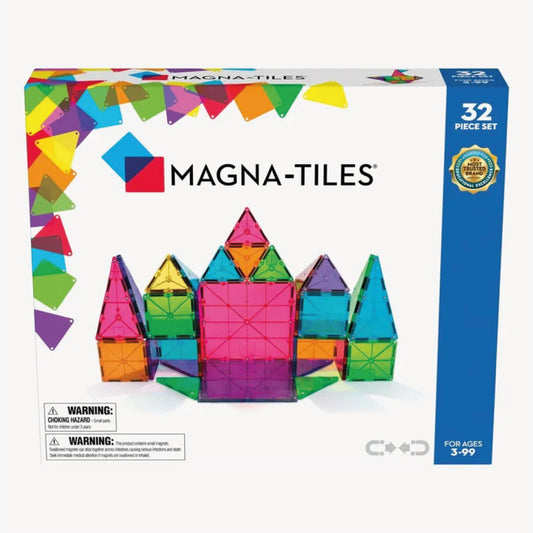 Magna-Tiles – Klara färger 32 delar