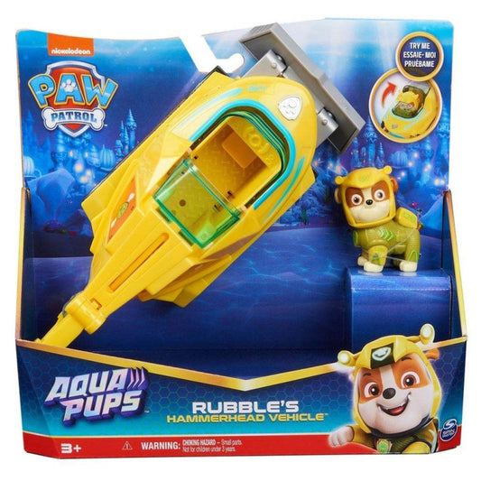 PAW Patrol – Aqua Pups – Fordon Rubbles Hammerhead