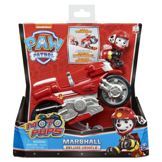 PAW Patrol – Moto Pups – Deluxe fordon Marshall