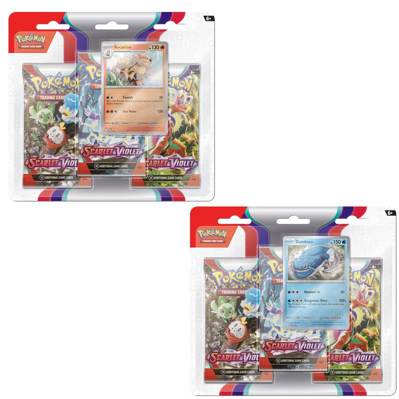Pokemon Scarlet & Violet 3-pack Blister