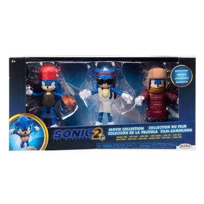 Sonic the Hedgehog 2 (Filmen) 10 cm Rörlig Figur-paket