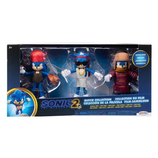 Sonic the Hedgehog 2 (Filmen) 10 cm Rörlig Figur-paket