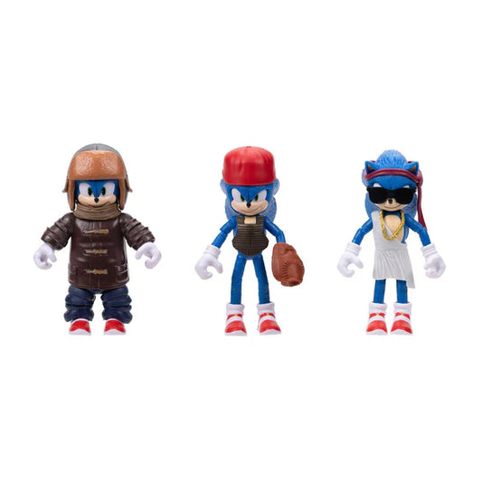 Sonic the Hedgehog 2 (Filmen) 10 cm Rörlig Figur-paket