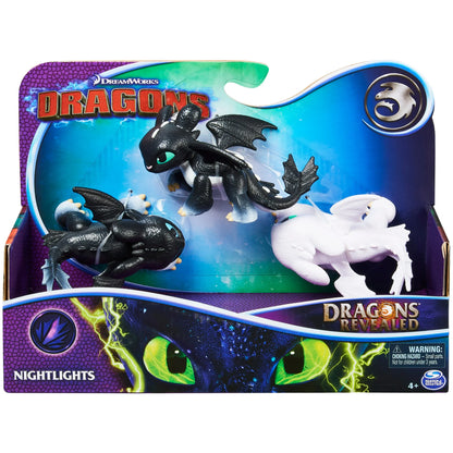DreamWorks Dragons Legends Revealed, Lightfury och 3 Baby Nightlights