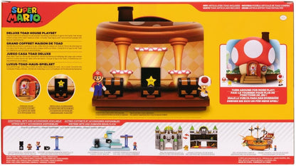 Nintendo Super Mario Deluxe Toad House Playset