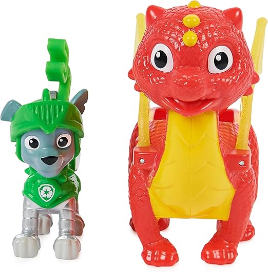 Paw Patrol, Räddningsriddarna Rocky och Draken Jade Actionfigurset