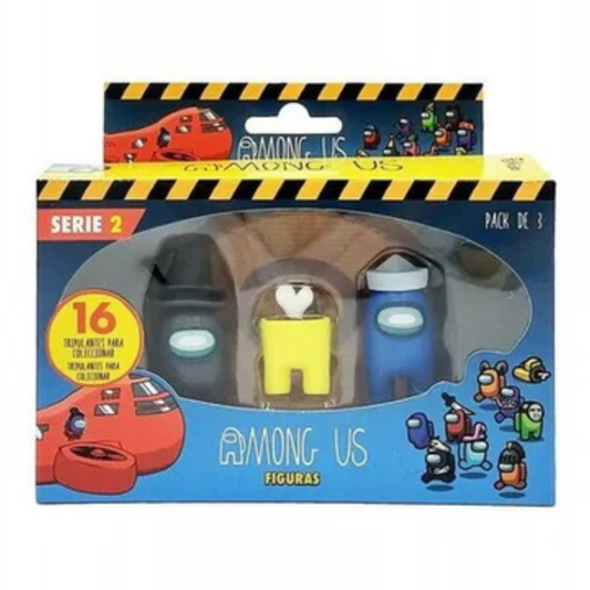 Among Us Crewmate-figurer 3-pack Serie 2