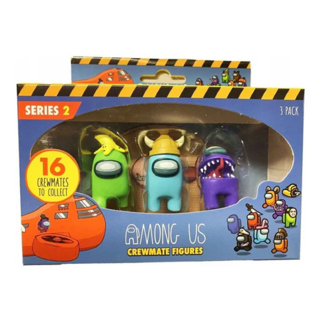 Among Us – Crewmate-figurer 3-pack Serie 2