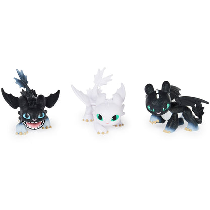 DreamWorks Dragons Legends Revealed, Lightfury och 3 Baby Nightlights