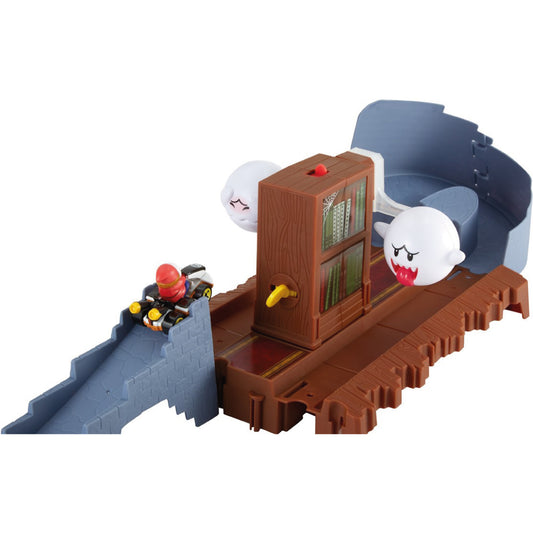 Hot Wheels – Mario Kart bilbana - Boo's Spooky Sprint med Shy Guy Bil