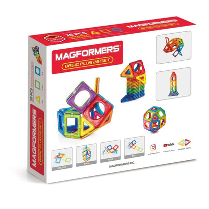 Magformers – Basic Plus 26 Set