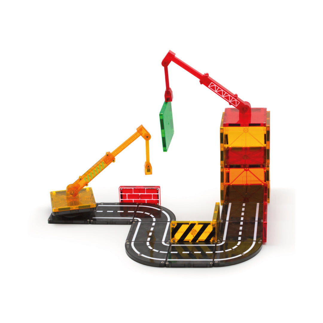 Magna-Tiles Builder – Byggarbetsplats 32 delar