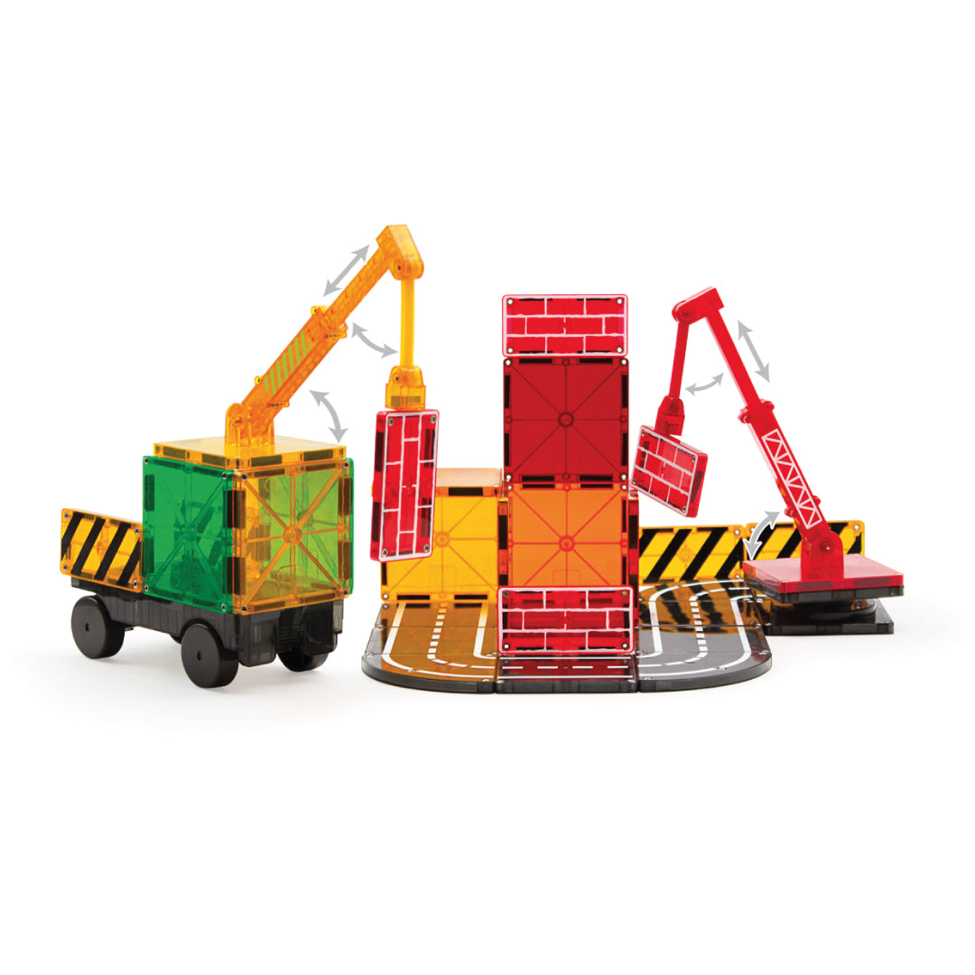 Magna-Tiles Builder – Byggarbetsplats 32 delar