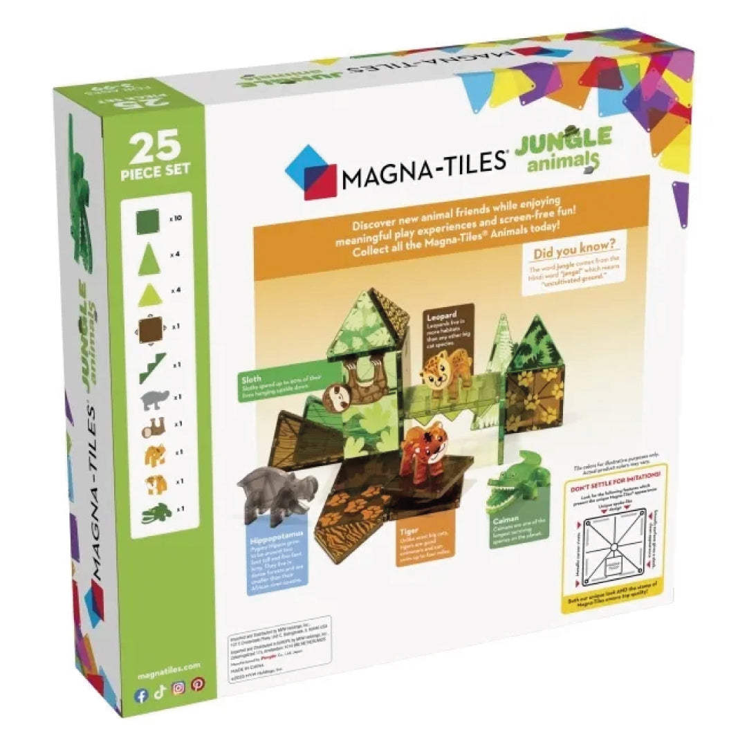 Magna-Tiles – Djungeldjur 25 delar