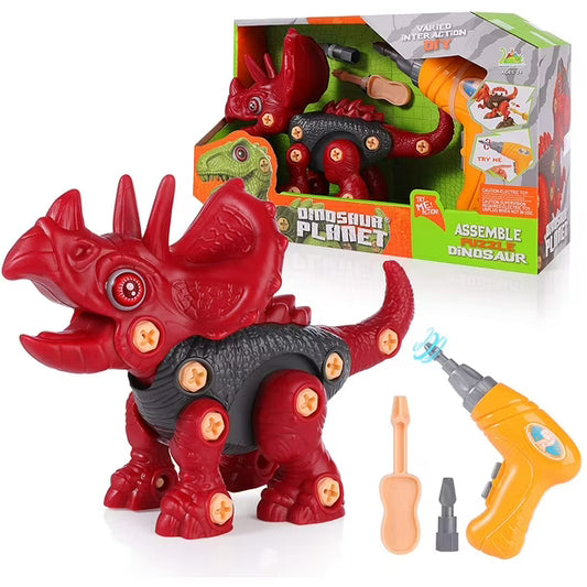 Triceratops Pusseldinosaurie – Byggsats & Leksak från Dinosaur Planet Island