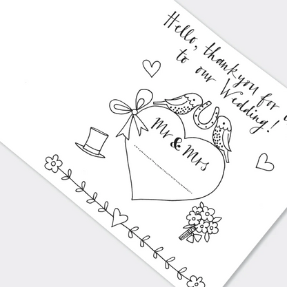 Rachel Ellen Designs - Målarbok - Bröllop