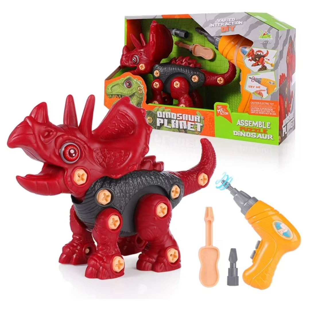 Dinosaur Planet Island –Triceratops Pusseldinosaurie Byggsats