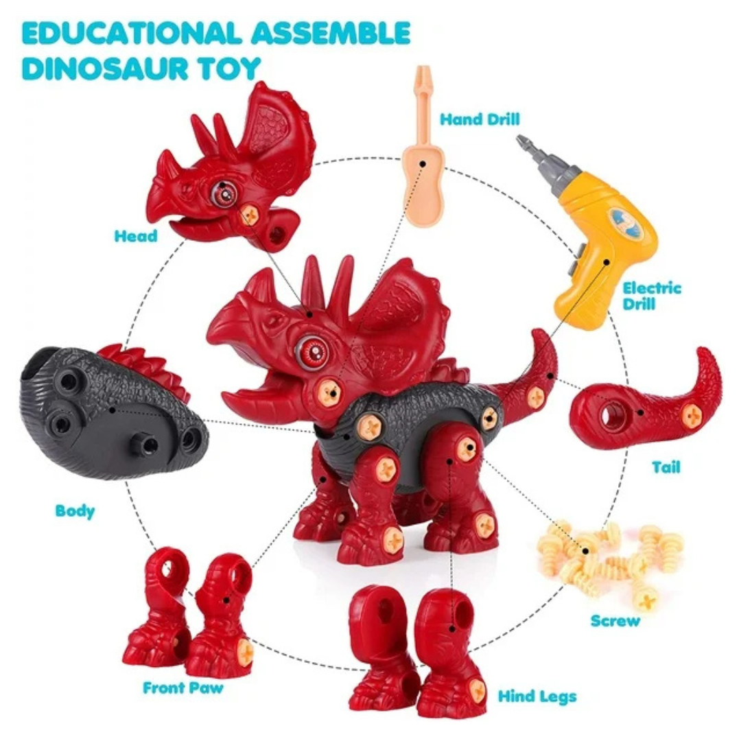Dinosaur Planet Island –Triceratops Pusseldinosaurie Byggsats
