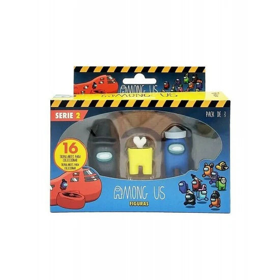 Among Us Crewmate-figurer 3-pack Serie 2