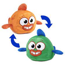 Baby Shark's Big Show! 2-i-1 Vändbar Plyschleksak + Super Shark-mask