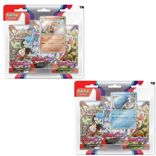 Pokemon Scarlet & Violet 3-pack Blister