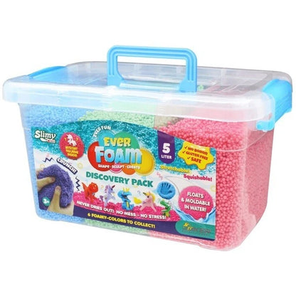 Slimy – Ever Foam – Upptäcktslåda 5 liter skulpterbar foam + Hemlig figur