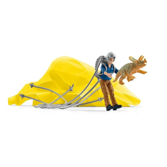 Schleich Dinosaurier – Lekset Fallskärmsräddning